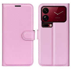 Funda de cuero con tapa horizontal y textura...