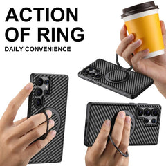 Funda para teléfono Suteni G3 de fibra de ca...