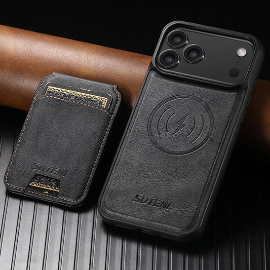 Funda de cuero para teléfono Suteni M5 con t...