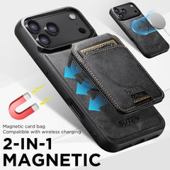 Funda de cuero para teléfono Suteni M5 con t...