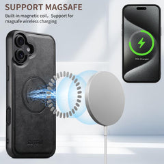 Funda magnética MagSafe de piel de vaca para...