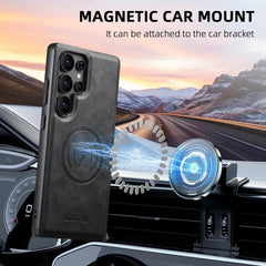 Funda magnética de piel de vaca para teléfon...