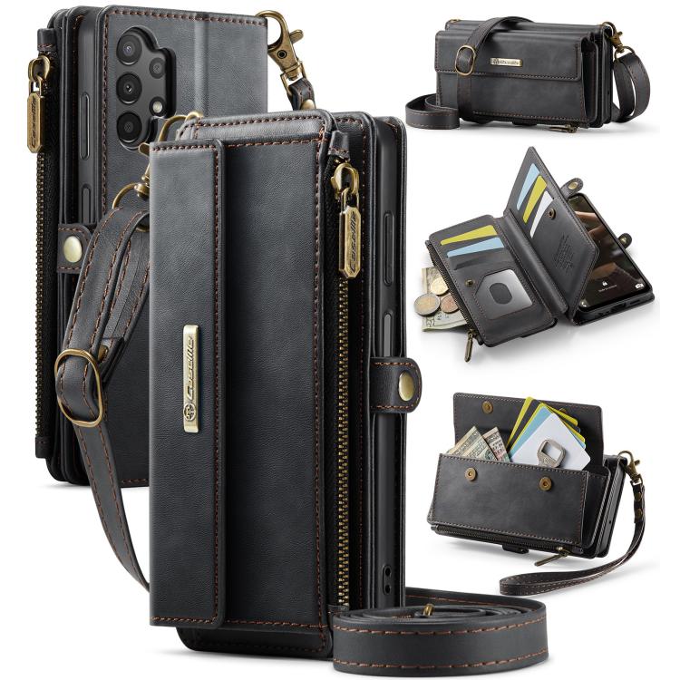CaseMe C39 RFID Blocking Zipper Wallet Leath...