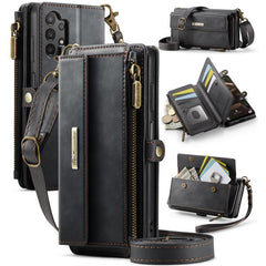CaseMe C39 RFID Blocking Zipper Wallet Leath...