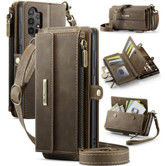 CaseMe C39 RFID Blocking Zipper Wallet Leath...
