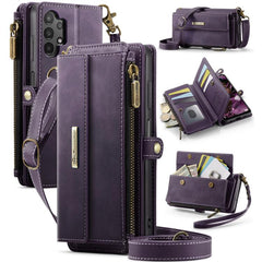 CaseMe C39 RFID Blocking Zipper Wallet Leath...