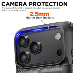 Funda para teléfono Suteni Q06 2 en 1 multif...