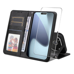 Funda para teléfono ENKAY Card Wallet de pie...