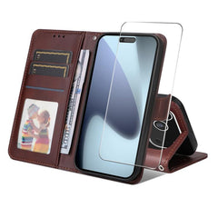 Funda para teléfono ENKAY Card Wallet de pie...