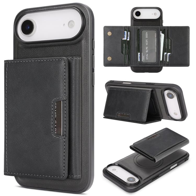 Funda de cuero plegable tipo cartera Kalebol...