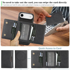 Funda de cuero plegable tipo cartera Kalebol...