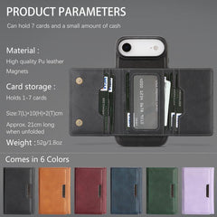 Funda de cuero plegable tipo cartera Kalebol...