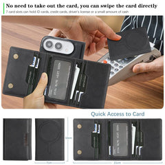 Funda de cuero plegable tipo cartera Kalebol...