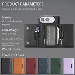 Funda de cuero plegable tipo cartera Kalebol...