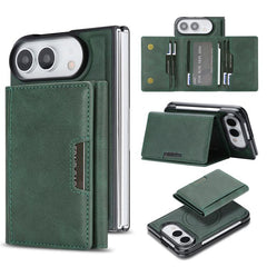 Funda de cuero plegable tipo cartera Kalebol...