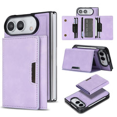 Funda de cuero plegable tipo cartera Kalebol...