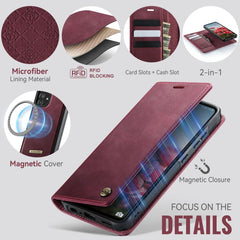 Funda de cuero tipo cartera desmontable Case...