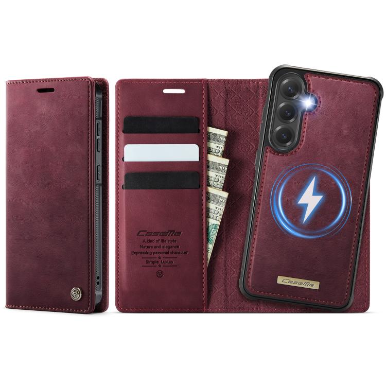 Funda de cuero tipo cartera desmontable Case...