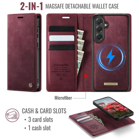 Funda de cuero tipo cartera desmontable Case...