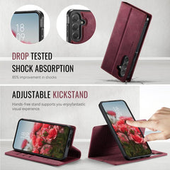 Funda de cuero tipo cartera desmontable Case...