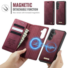 Funda de cuero tipo cartera desmontable Case...