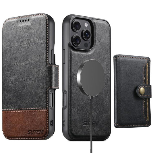 Funda de cuero para teléfono Suteni Q06S1 3 ...
