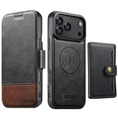 Funda de cuero para teléfono Suteni Q06S1 3 ...