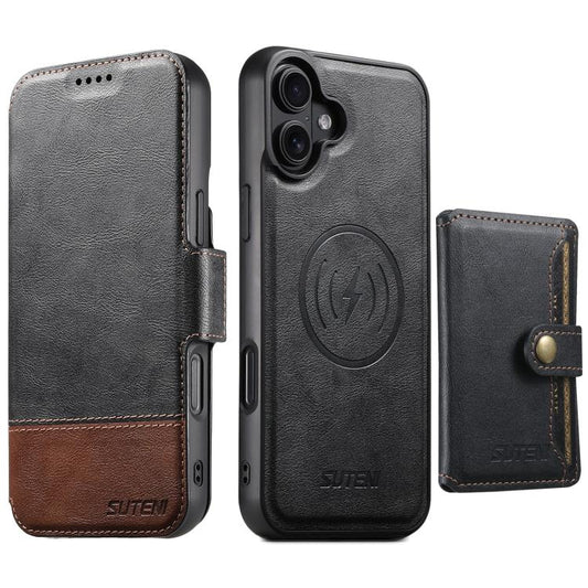 Funda de cuero para teléfono Suteni Q06S1 3 ...