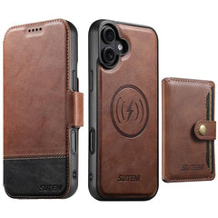 Funda de cuero para teléfono Suteni Q06S1 3 ...