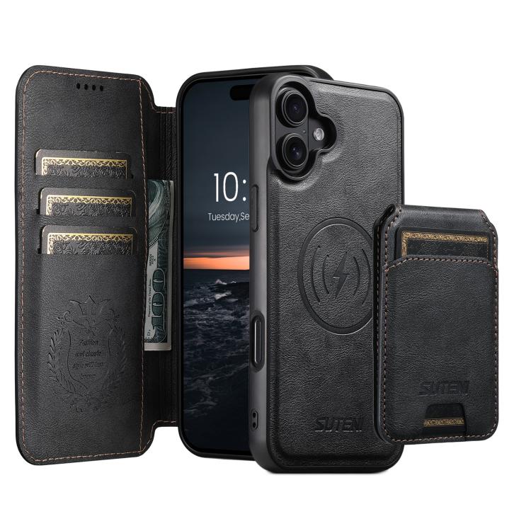 Funda de cuero para teléfono Suteni Q05S2 3 ...
