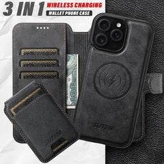 Funda de cuero para teléfono Suteni Q05S2 3 ...
