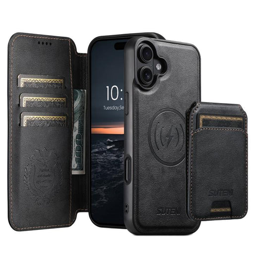 Funda de cuero para teléfono Suteni Q05S2 3 ...