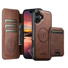 Funda de cuero para teléfono Suteni Q05S2 3 ...