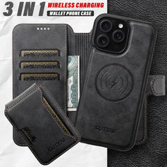 Funda de cuero para teléfono Suteni Q05S3 3 ...