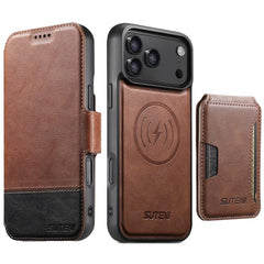 Funda de cuero para teléfono Suteni Q06S3 ...