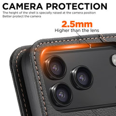 Funda de cuero multifuncional SUTENI J07 con...
