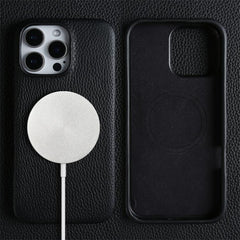 Funda trasera para teléfono MagSafe de piel ...