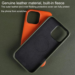Funda trasera para teléfono MagSafe de piel ...
