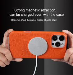 Funda trasera para teléfono MagSafe de piel ...