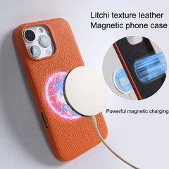 Funda trasera para teléfono MagSafe de piel ...
