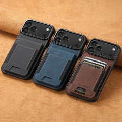 Funda para teléfono con soporte y tarjetero ...