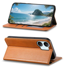 Funda de cuero para teléfono con cierre magn...