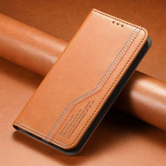 Funda de cuero para teléfono con cierre magn...