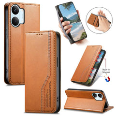 Funda de cuero para teléfono con cierre magn...