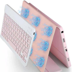Funda para tablet con teclado Bluetooth magn...