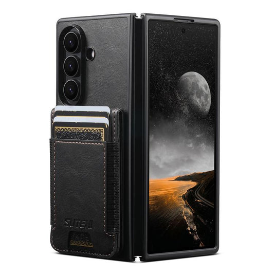 Funda para teléfono Suteni H03 de cuero ence...