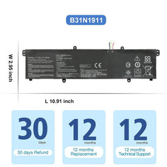 Batería para portátil ASUS V4050F ADOL14FQC/...