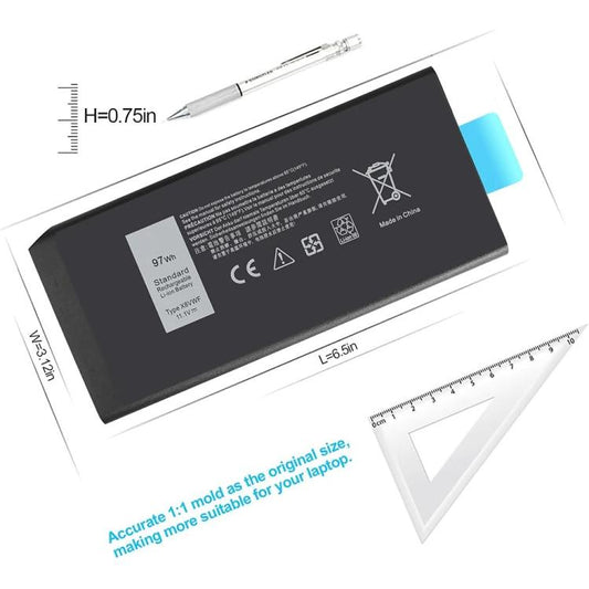 Batería para portátil Dell Latitude 14 Rugge...