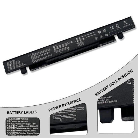 Batería para Asus R510C X550C X550L X550J R5...