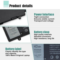 Batería para portátil Dell Inspiron 11 Serie...